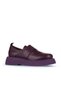 Purple Leather Women's Classic Shoes 01Wz6404 - 2