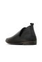 Black Leather Women's Low Heel Shoes 01Wd3701 - 4
