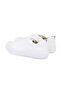 Women's White Leather Sneakers - 6
