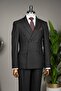 Crossover striped suit black