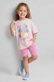 Girl's Cotton T-Shirt and Leggings Set