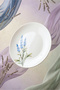 Lavender 6 Piece Porcelain Cake Plate - 6