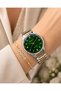 Cut Glass Steel Cord Stone Women's Wristwatch with Bracelet Gift - 2