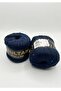 Sultan Beaded String Series Pullim and Pearl Series Bandana Beanie Blouse String 1 Piece 50 Grams 100 Meters (Color: 3807 Navy Blue)
