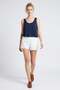 2 Pieces A-Line Comfortable Fit Basic Thick Strap Undershirt T-Shirt - 7