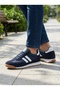 Daily Comfortable Lace-Up Sneakers Unisex Navy Blue/White Sneaker