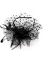 Fascinator Hat for Women, Tea Party Church Wedding Headwear with Hair Clip & Adjustable Band - 2