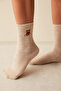 Teddy Bear Patterned Thick Socks