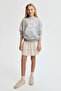 Patterned tiered skirt