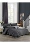 Easy Iron-120x200-single Duvet Cover Set (gray Elastic Sheet+duvet Cover+yCase) Anthracite - 4