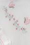 Baby Girl Flower Embroidered 100% Cotton 0-3 Months 10-Piece Newborn Hospital Release Zibin Set Boxed - 3