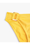 X Selected by Şahika Ercümen - Textured Bikini Bottom with Side Buckle Detail - 8
