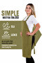 Simple kitchen apron with adjustable strap - 2