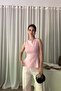 Boatneck Peplum Bluz