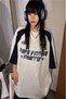 Women's Vintage Y2K Korean Printed Oversize T-shirt - 4