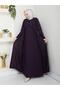 Plus Size Full Length Mother's Dress with Cape - 6