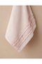 Soft Ruffle Cotton Bath Towel 70X140 cm Powder - 2