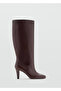Leather Heeled Boots - 3