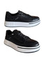 Men's Genuine Leather Casual Daily Shoes, 2026 Collection, Comfortable Walks, Black, Vyg26Y-M697 - 8