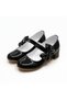 Orthopedic Heeled Evening Dress Girls' Shoes Glossy Series Abiayk2401 Patent Leather Black - 4