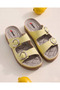 Women's Summer Slippers Comfortable Soft Anatomical Sole Daily Use Lemon Corded