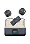 SX21 Magnetic Lavalier Microphone Wireless Interview Live Broadcast Noise Reduction Audio Video Recording Clip Mic