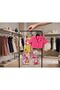 Girl's Padded Blazer Jacket Colorful Patterned Wide Leg Trousers 2-Piece Set - 7