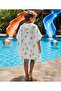 Children's Poncho Muslin, Cactus Pattern, 100% Cotton, Beach / Bath Muslin, up to 10 Years Old - 2