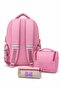 3-Piece Primary School Bag Set: Girls' Backpack + Foil-Lined Lunch Bag + Pen Holder - 3