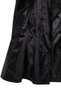 Valeria Women's Black Collar Fur Belt Detailed Leather Coat 25Wge56181M - 6