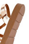 Women's Pink Ankle Bracelet with Buckled Stones Sandals 26Sfe461314 - 8