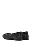 Women's Black Braided Leather Ballerinas 26Pfd270229 - 6