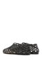 Women's Black Transparent Jelly Summer Ballerina Shoes 25Sfe4754Pv - 5
