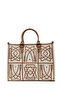 حزام طويل نسائي من قماش Camel منقوش حقيبة si 26SBD24316F - 7