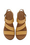 Women's Yellow Ankle Buckle Genuine Leather Sandals 25Sfd341718 - 7