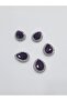 Embellished Edged - Dark Purple Teardrop 18*24mm (25 PIECES) - 2