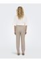 Women's Onlcaro Elastic Waist Linen Trousers 15278710 Beige - 3