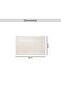 Ultra Luxe Turkish Anti Slip Bathmat 50x80cm-cream - 6