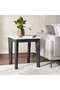Ankara End Table Marble - White & Black