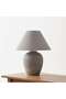 Grindon E27 Ceramic Table Lamp 38x64cm - Grey - 3