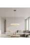 Cannary 30w Integrated Led Polyresin Pendant Lamp 60x150cm - White