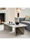 Bisaga Coffee Table Marble - Beige Brown