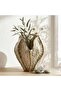 Calyx Ceramic Urn Vase 33x31.5x32.5cm - Beige