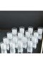 Unscented White Glass 16 -piece Votive Candle Dia5xh6cm - 8 Hrs