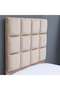 OLGA SINGLE BED VELVET BEIGE 90X200 CM - 4