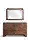Oregon Dresser With 6 Drawers And Mirror Wood - 6