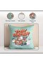 Cars Cotton Filled Cushion 40x40cm - Red/green - 5