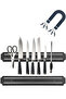 Stainless Kitchen Wall Knife Hanger Stand with Strong Magnet - 33 Cm - 4