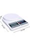 Digital Kitchen Scale SF-400 – 10kg Capacity | LCD Display | Tare & Unit Conversion | Food & Baking Scale - 5