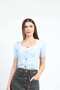 Solid Button-Front Top - 2